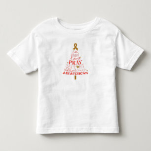 Sensibilisierung für Kinderkrebs Weihnachtsbaum Kl Kleinkind T-shirt
