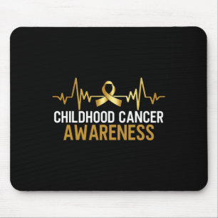 Sensibilisierung für Krebs im Kindesalter im Septe Mousepad