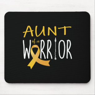 Sensibilisierung für Krebs im Kindesalter Tante ei Mousepad