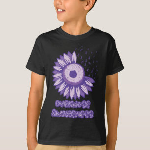 Sensibilisierung für Lila Band-Opioid T-Shirt