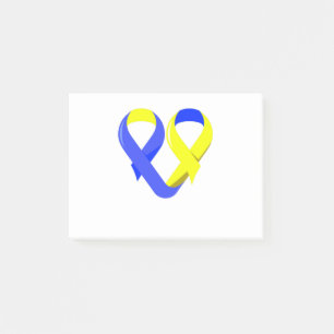 Sensibilisierung für Mamas für das Ribbon Heart  Post-it Klebezettel