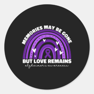 Sensibilisierung für Männer Frauen Heimer Erinneru Runder Aufkleber