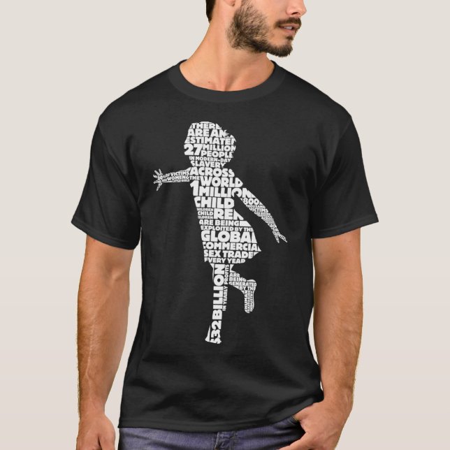 Sensibilisierung für Menschenhandel T-Shirt (Vorderseite)