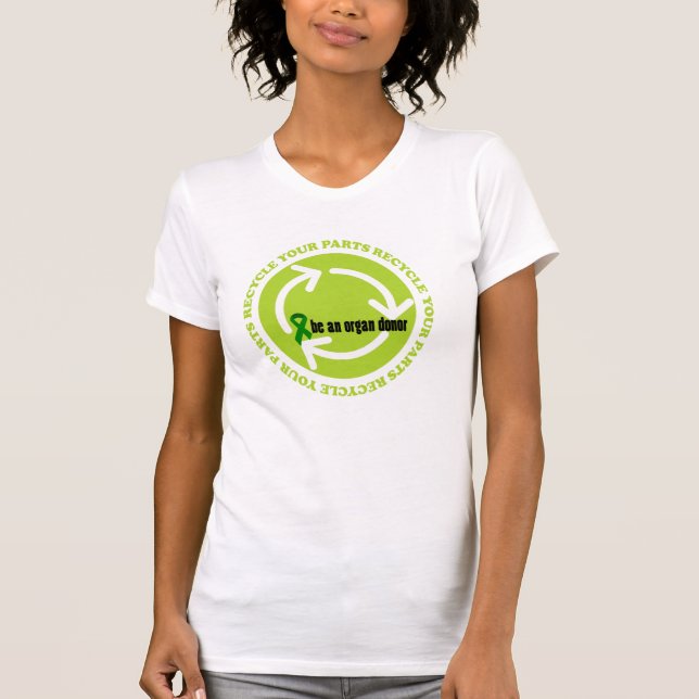 Sensibilisierung für Organspende T-Shirt (Vorderseite)