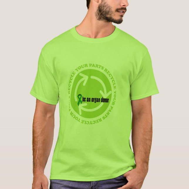 Sensibilisierung für Organspende T-Shirt (Vorderseite)