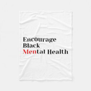 Sensibilisierung für psychische Gesundheit Fleecedecke