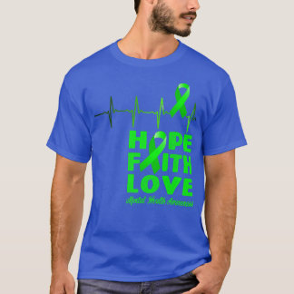 Sensibilisierung für psychische Gesundheit Green34 T-Shirt