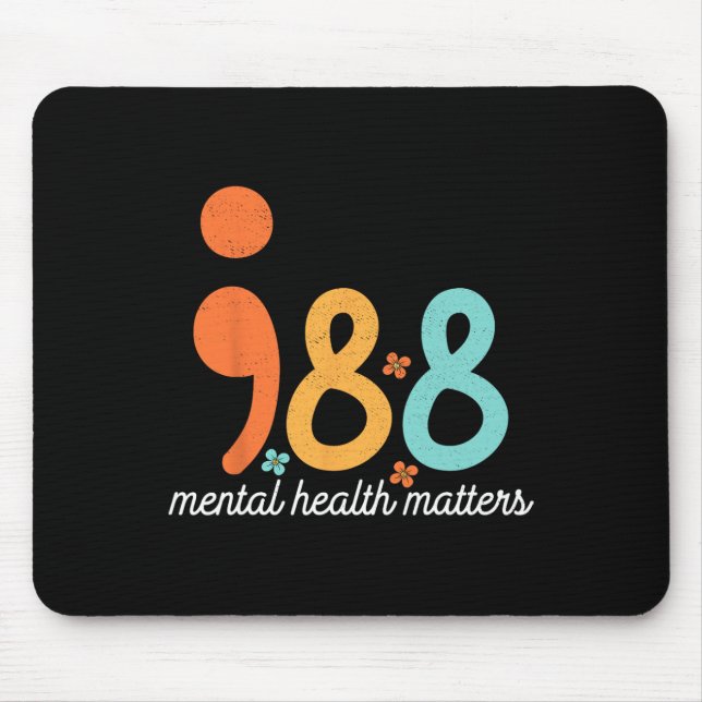 Sensibilisierung für psychische Gesundheit zur Prä Mousepad (Vorne)