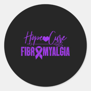 Sensibilisierung Hoffnung Heilung Fibromyalgie Fib Runder Aufkleber