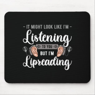 Sensibilisierung Lip Reading Hörhilfe Implantat As Mousepad