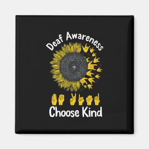 Sensibilisierung Sonnenblumen Kind Gelbe Schleife Magnet