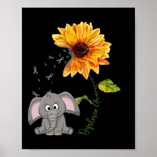 Sensibilisierung Sonnenblumen Kostüm Elephant Ribb Poster