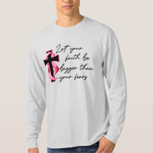 Sensibilisierung/Unterstützung für Brustkrebs T-Shirt