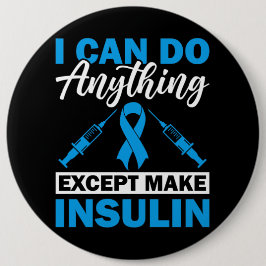 Sensibilisierung/Unterstützung für Diabetes Button
