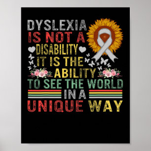 Sensibilisierung Welteinzigartig Nicht Behinderung Poster