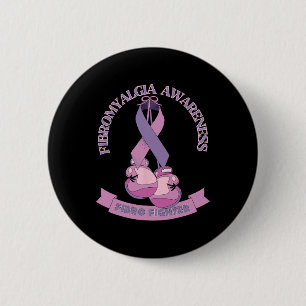Sensibilisierungsband Boxing Gloves Fibro Kämpfer Button