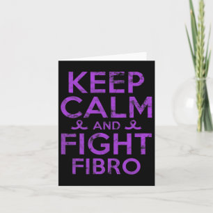 Sensibilisierungskampagne Fibro kämpfen Krieger Gr Karte