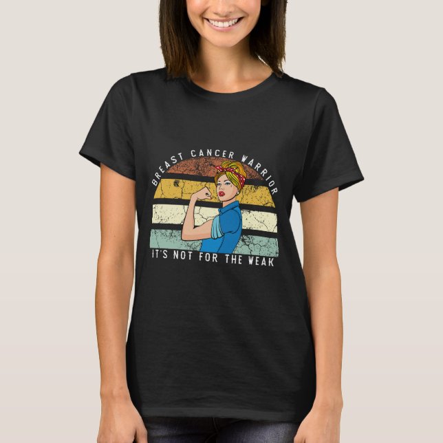 Sensibilisierungskampagne für Brustkrebs T-Shirt (Vorderseite)
