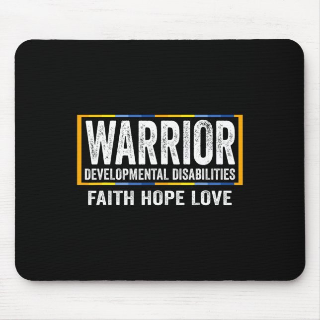 Sensibilisierungskampagne für Entwicklungsstörunge Mousepad (Vorne)