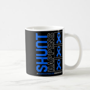 Sensibilisierungskampagne Happens Blue Ribbon Neur Kaffeetasse