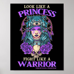Sensibilisierungskraft kämpft wie ein Krieger Poster