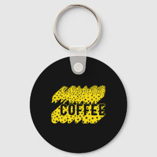 Sensibilisierungsmonat Kaffeebecher Lover Trendy L Schlüsselanhänger