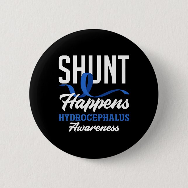 Sensibilisierungsschall Happens Hydrocephalus Warr Button (Vorderseite)