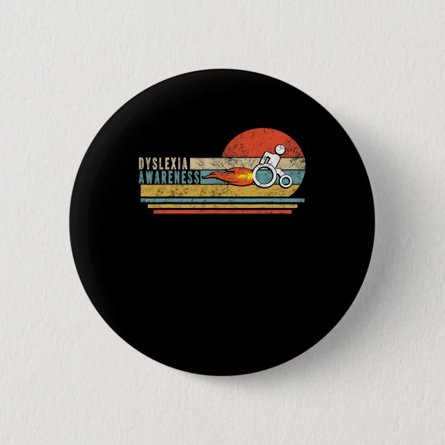 Sensibilisierungsschwächen Geschenke für behindert Button (Vorderseite)