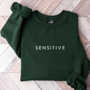 Sensible Seele Besticktes Sweatshirt Geschenk für 