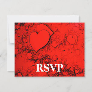 Sensitive Herz-UAWG RSVP Karte