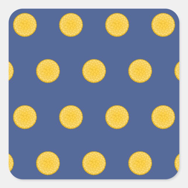 Sensorische Synura-Aufkleber Quadratischer Aufkleber (Vorderseite)