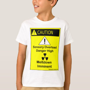 Sensorisches Überlastungs-Shirt der Vorsicht T-Shirt