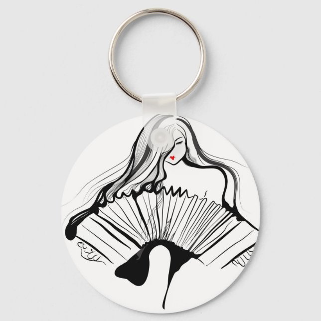 Sensual Bandoneon Schlüsselanhänger (Vorderseite)