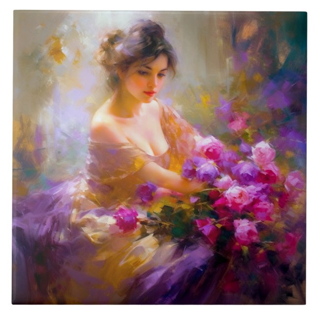 Sensual Portrait Fliese (Vorderseite)