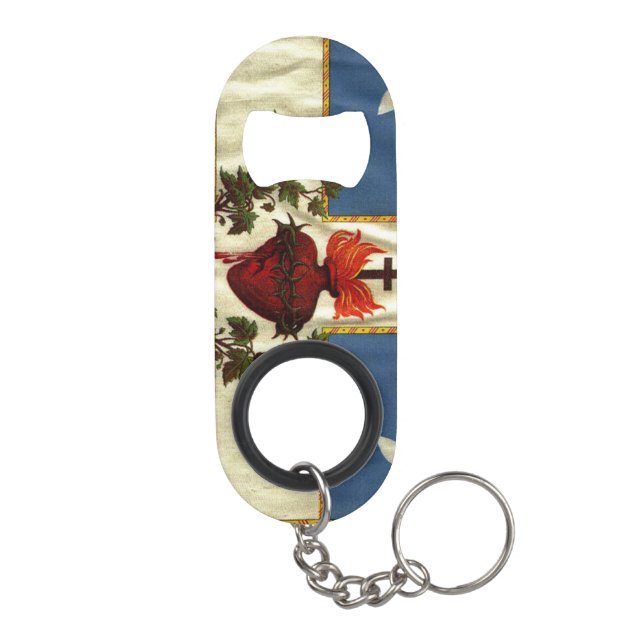 Sensus Fidelium Flasche Schlüsselanhänger Mini Flaschenöffner (Rückseite)