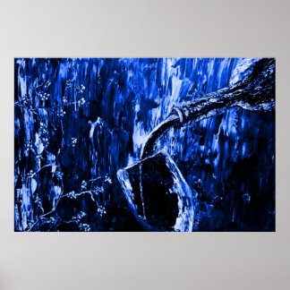 Sensusual Moments Blue Fine Art Poster Print