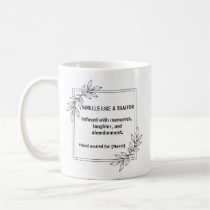 Sent comme un collègue traître Mug de départ
