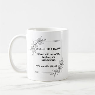 Sent comme un collègue traître Mug de départ