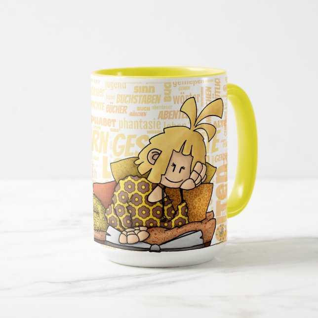 Senta - Buch /  Tasse (VorderseiteRechts)
