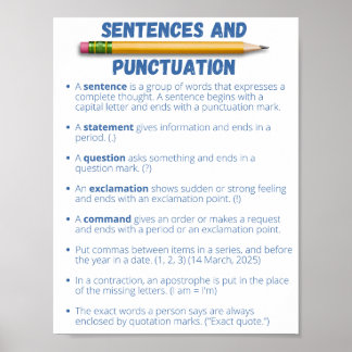 Sentences Poster