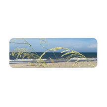 Sentez les étiquettes d'adresse de retour de plage
