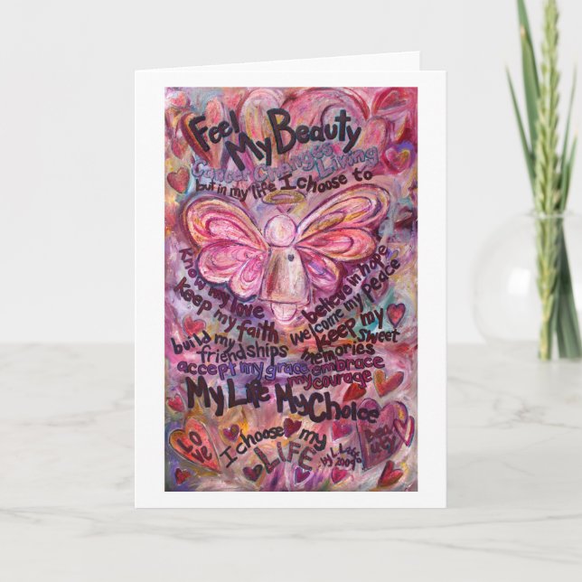 Sentez ma belle carte Ange Cancer Rose (Devant)