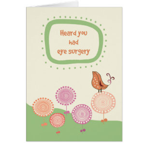 Sentez-vous mieux Chirurgie des yeux mignon oiseau