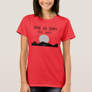 Sentier des larmes T-shirt amérindien féminin