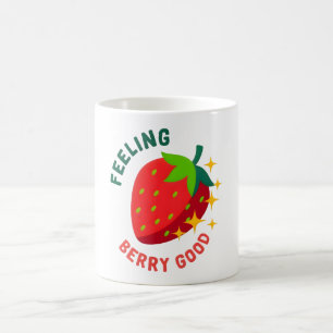 Sentiment Berry Bonne fraise Éparkle Keepsaké Mug