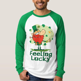 Sentiment de chance Leprechaun Tshirt