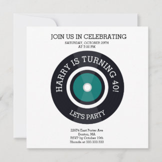 Sentiment Super LETS PARTITY INVITATION