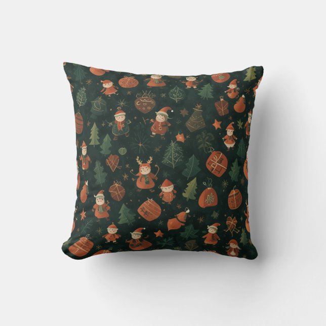 Sentimental Christmas Cushion Kissen (Vorderseite)