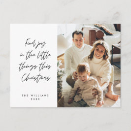 Sentimental, frohe Weihnachten, Familienfest Foto Postkarte