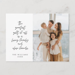 Sentimental, frohe Weihnachten, Familienfest Foto Postkarte